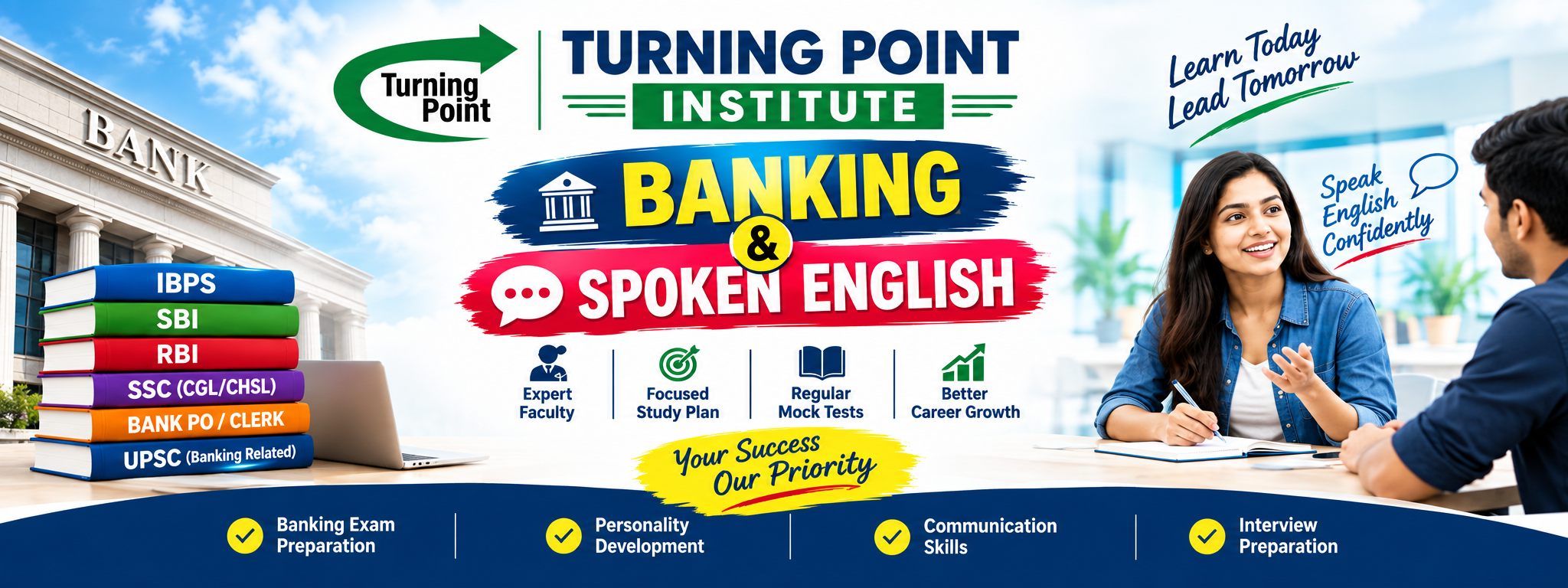 Banking, Spoken English & GD - IBPS, SBI & RBI
